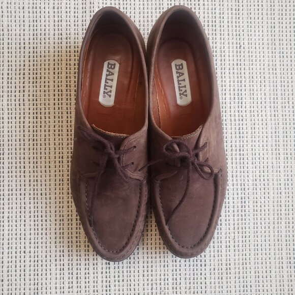 Vintage Bally suede loafers, 7.5 - Picture 4 of 11